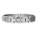 Titanium Link Bracelet - Matte & Shiny